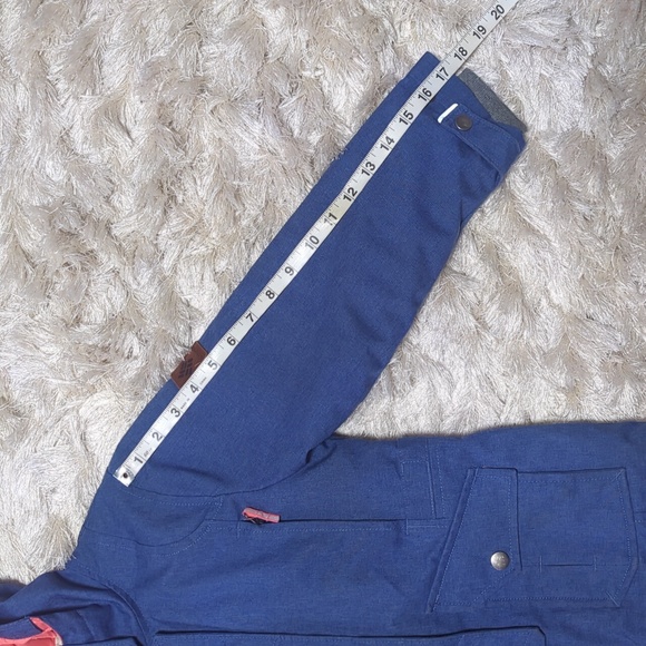 Columbia Boy's Barlow Pass Blue Down Insulated Synthetic Top Jacket XS - Picture 8 of 12